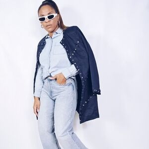 Passports Vintage Navy Jacket